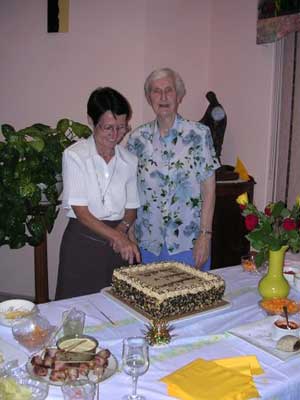Srs Bernadette & Gabriel celebrate their Golden Jubilee of Vows at Canning Vale convent