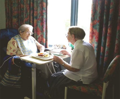 Sr Cecilia extending pastoral care at Hubery House