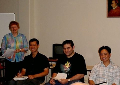 Sr Margaret Anne working with seminarians