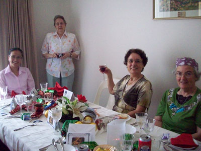Srs Chalermsrie, Jo, Jacqueline and Mary.