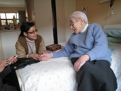 Sr Lilian with Sr Aloysius