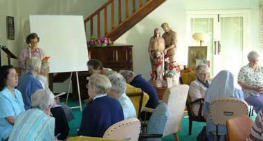 A post-chapter discussion day at Kalamunda, facilitated by Sr Marie Therese Ryder N.R.D.M