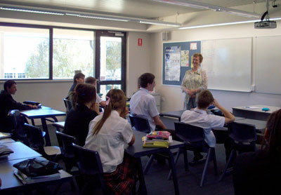 A second Seton Yr 10 class hear about religious life