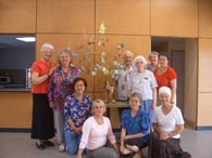Sr Rose (3rd from RHS) attends a Craft group weekly at Como Parish