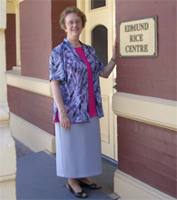 Sr Elizabeth at the Edmund Rice Centre '05